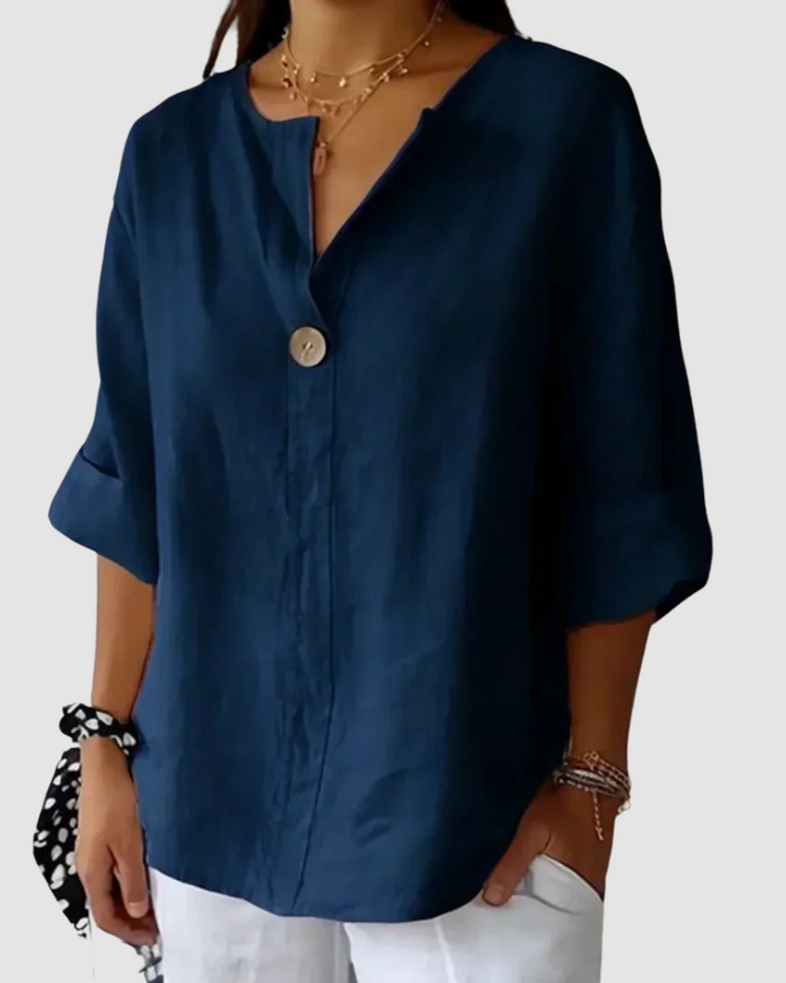 Nona | Classic Three Quarter Sleeve Blouse