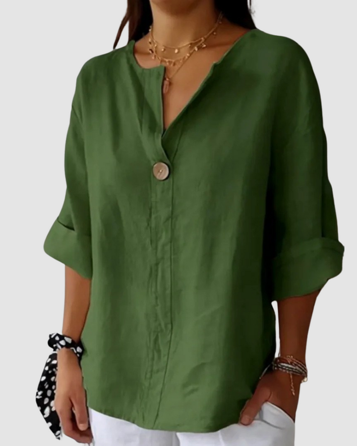 Nona | Classic Three Quarter Sleeve Blouse