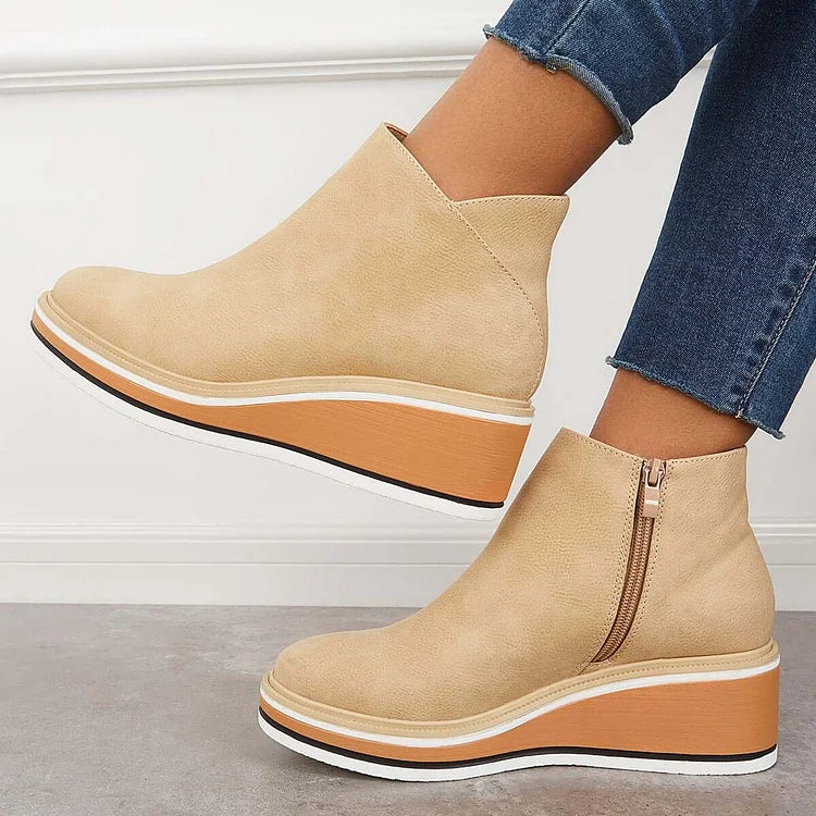 Mignon Modern Luxe | Chic Leather Ankle Boots