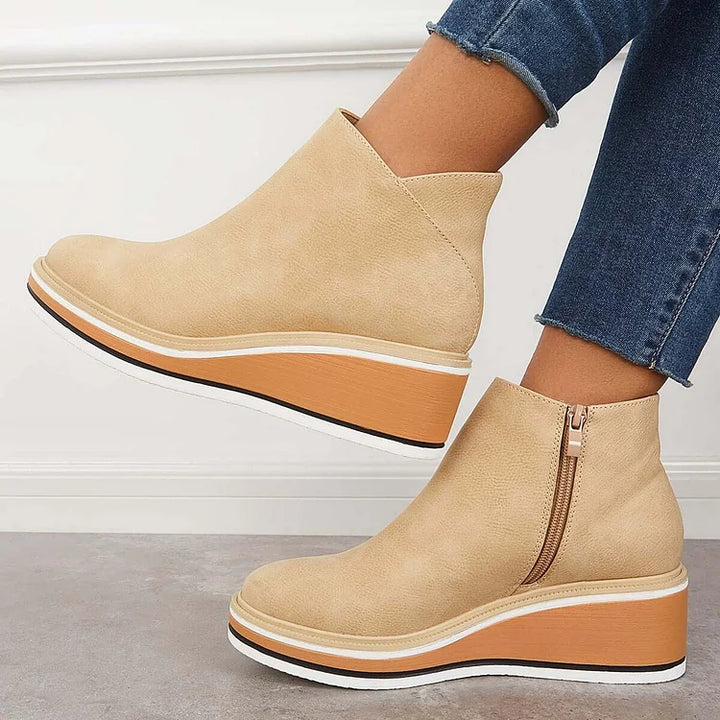 Mignon Modern Luxe | Chic Leather Ankle Boots