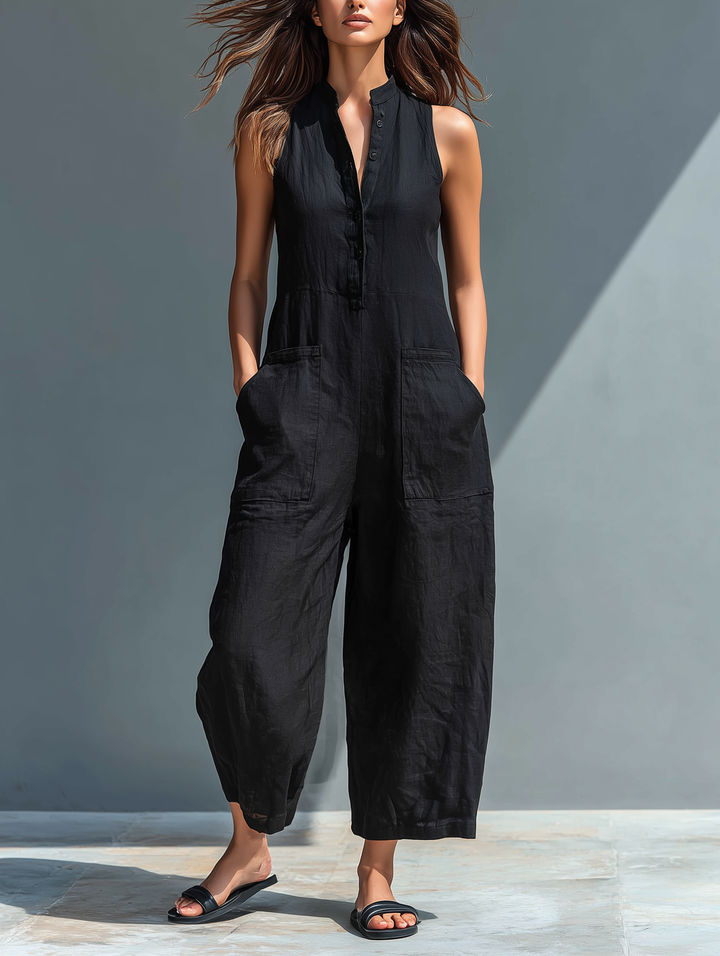 Lallie | Elegant Sleeveless Jumpsuit