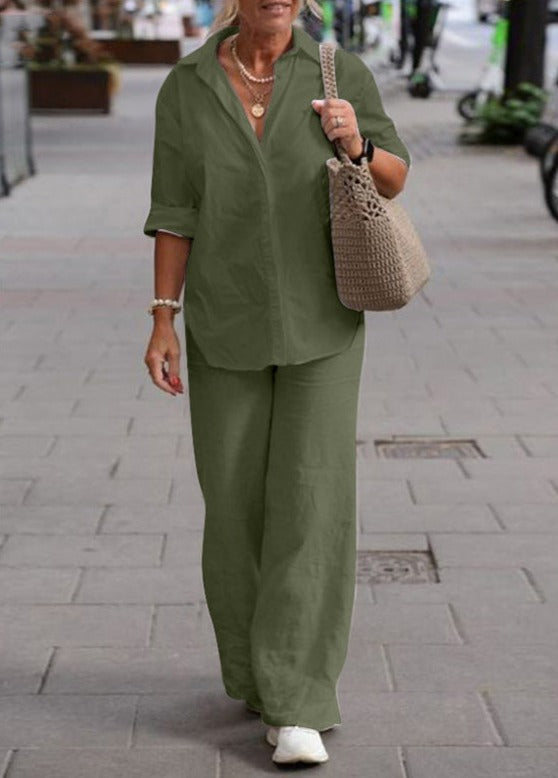 Denice - Elegant Casual Two Piece Set | Chic Knit Ensemble