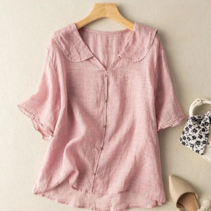 Selena | Casual Short Sleeve Blouse