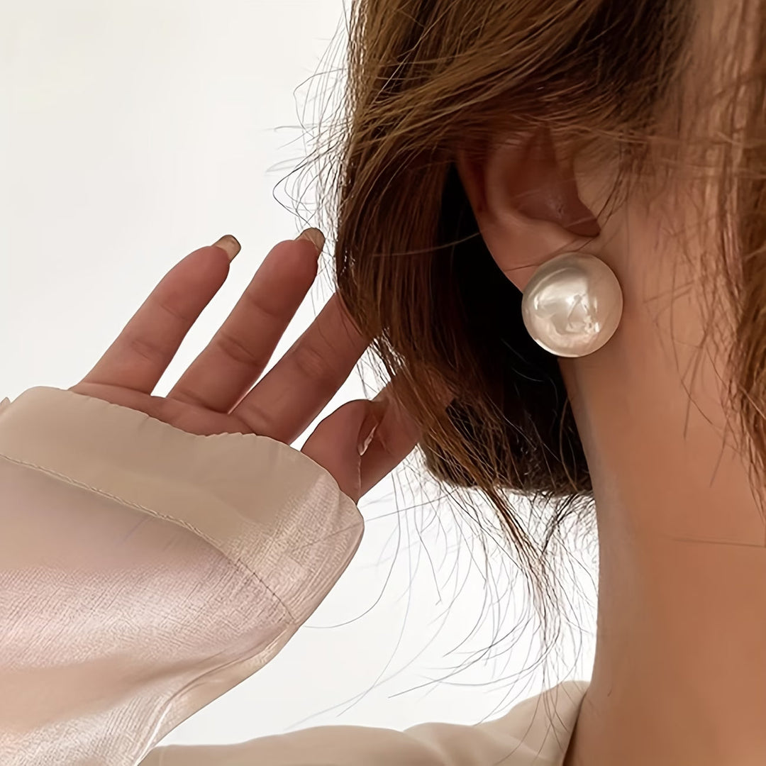 Pearl Stud Earrings - Elegant, Classic, Timeless Jewelry