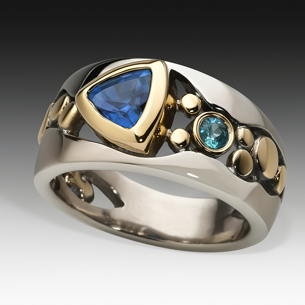 Legacy Sapphire Statement Ring | Elegant design, bold style, unique accessory
