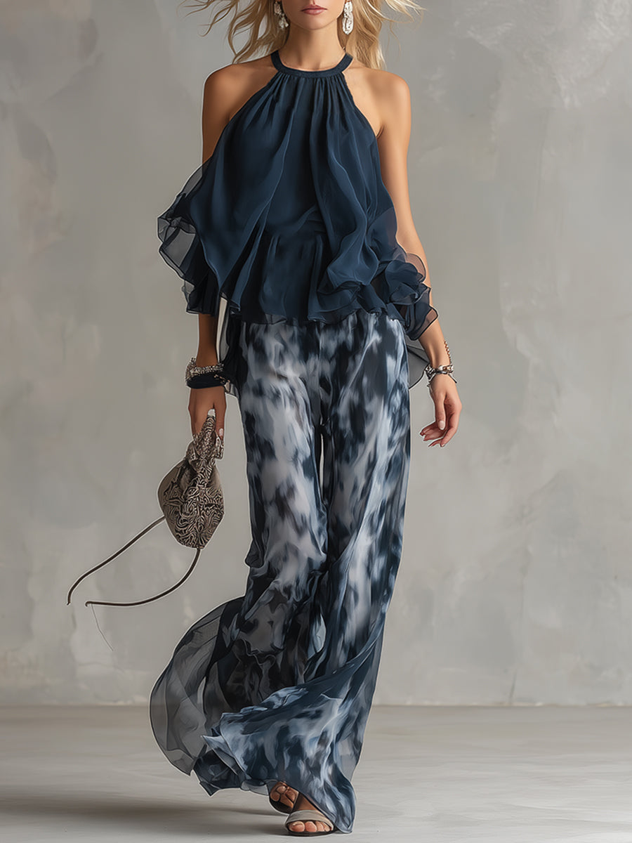Shari Elegant Set | Chic Knit Maxi Dress