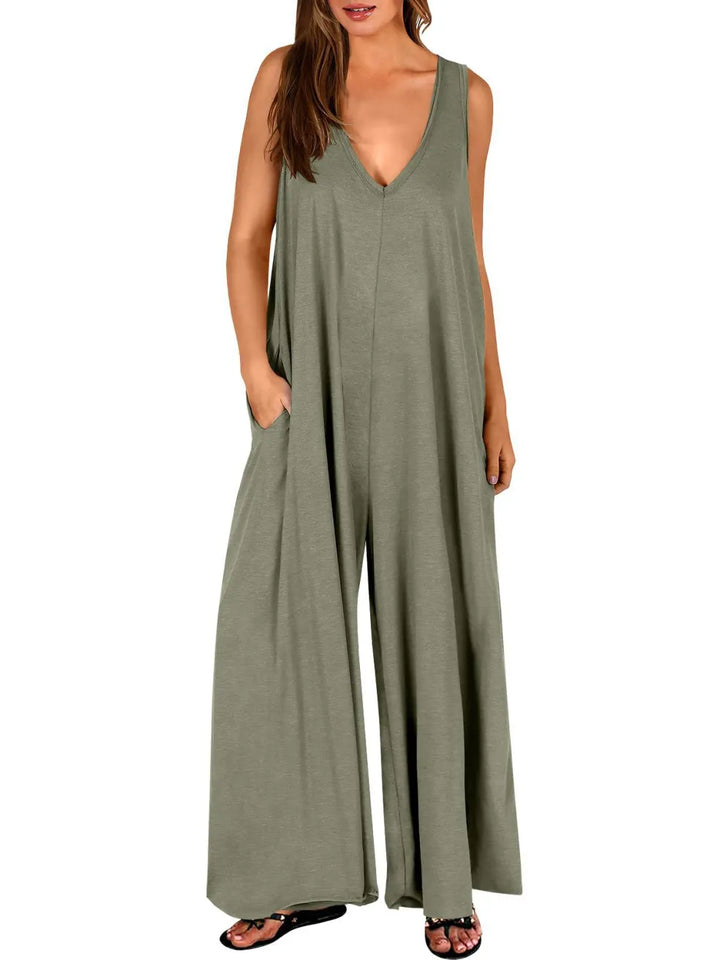 Nella | Comfy V-Neck Jumpsuit
