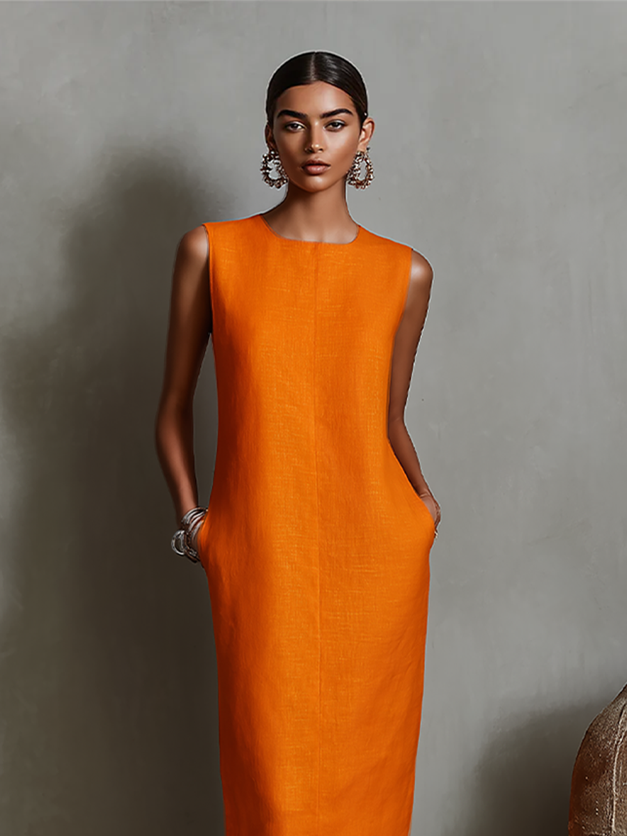 Maureen | Pockets, Casual, Comfortable Midi Dress
