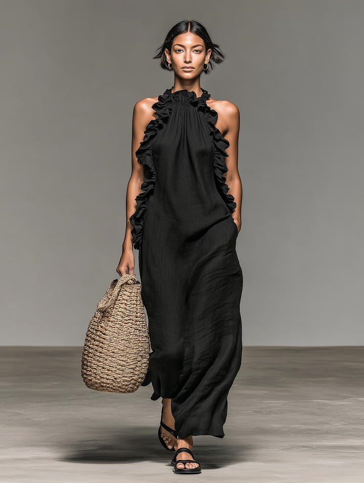 Gladys | Elegant Maxi Dress with Pockets