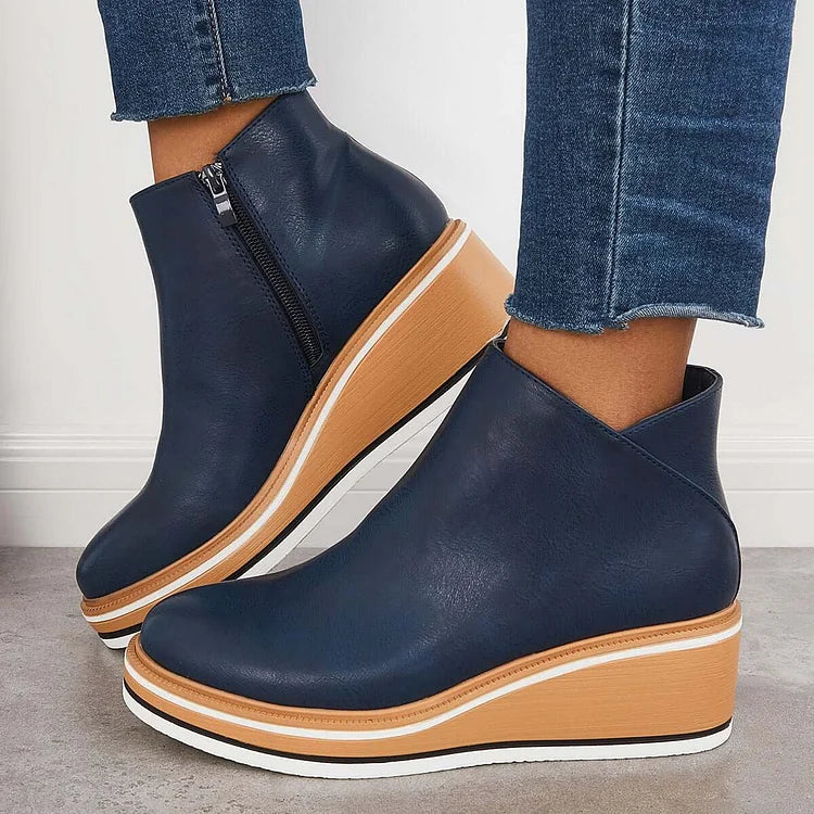 Mignon Modern Luxe | Chic Leather Ankle Boots