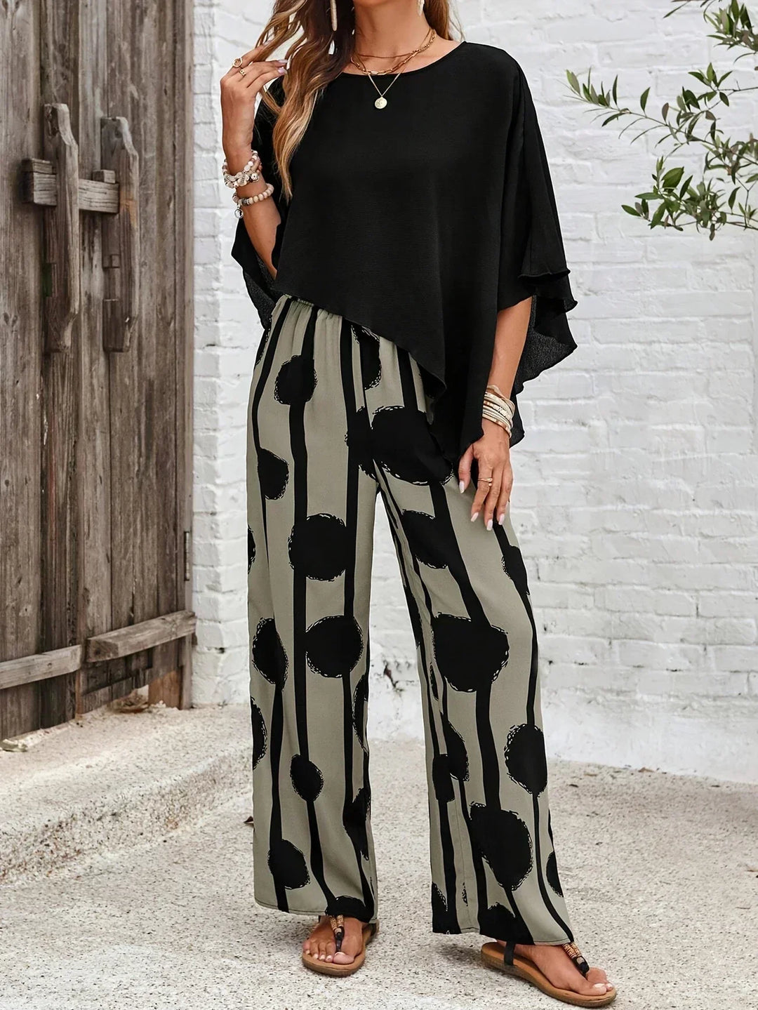 Karrie | Elegant Set Knit Maxi Dress