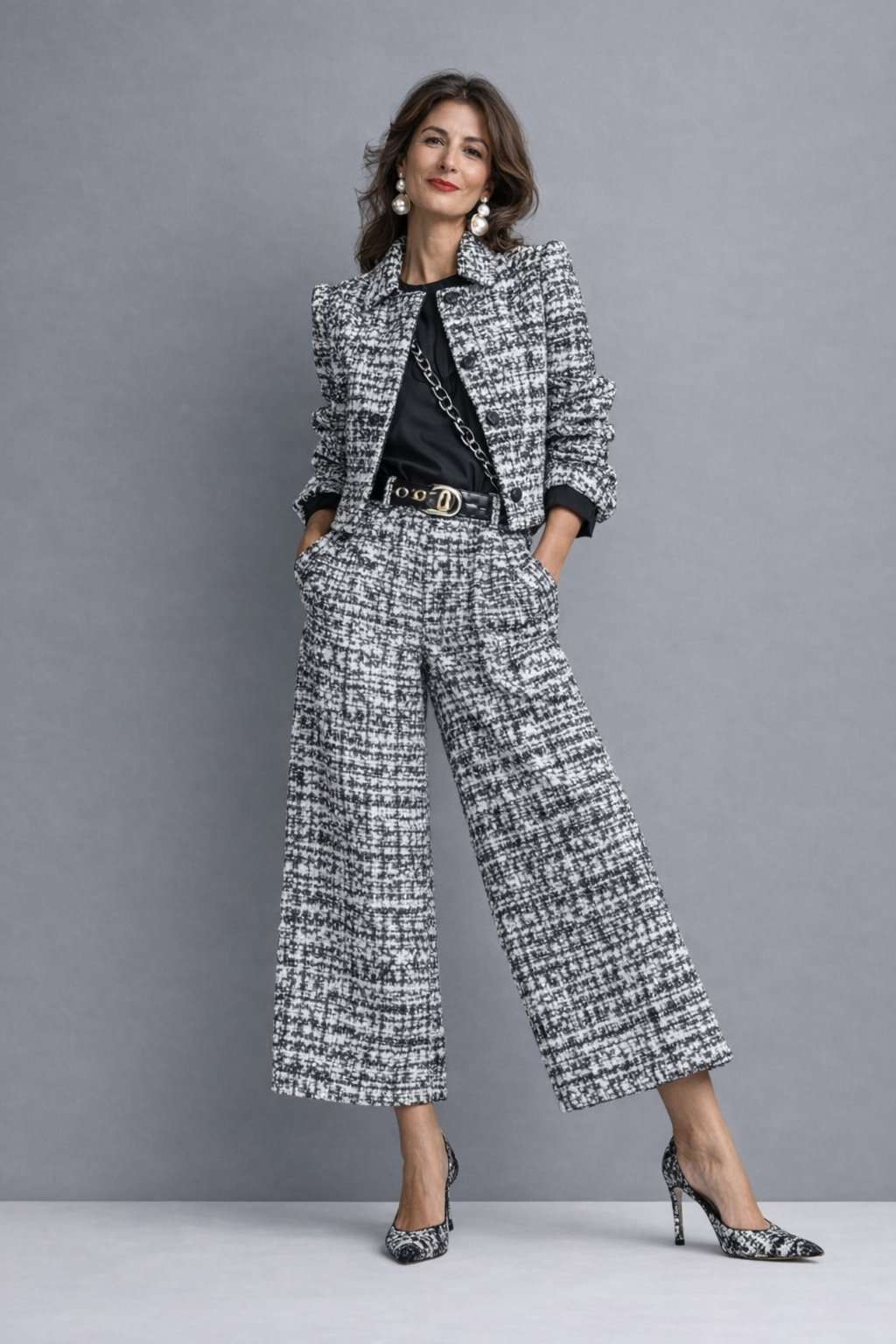 Lillah Elegant Set | Chic Knit Maxi Dress