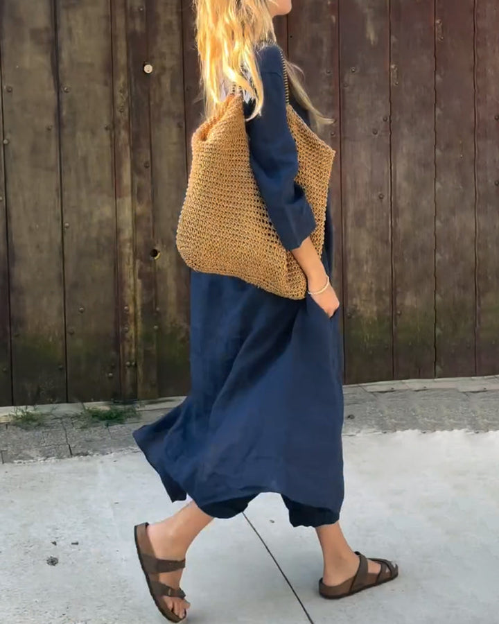 Carolyn Chic and Comfortable Set | Relaxed Fit Knit Top and Pants Set