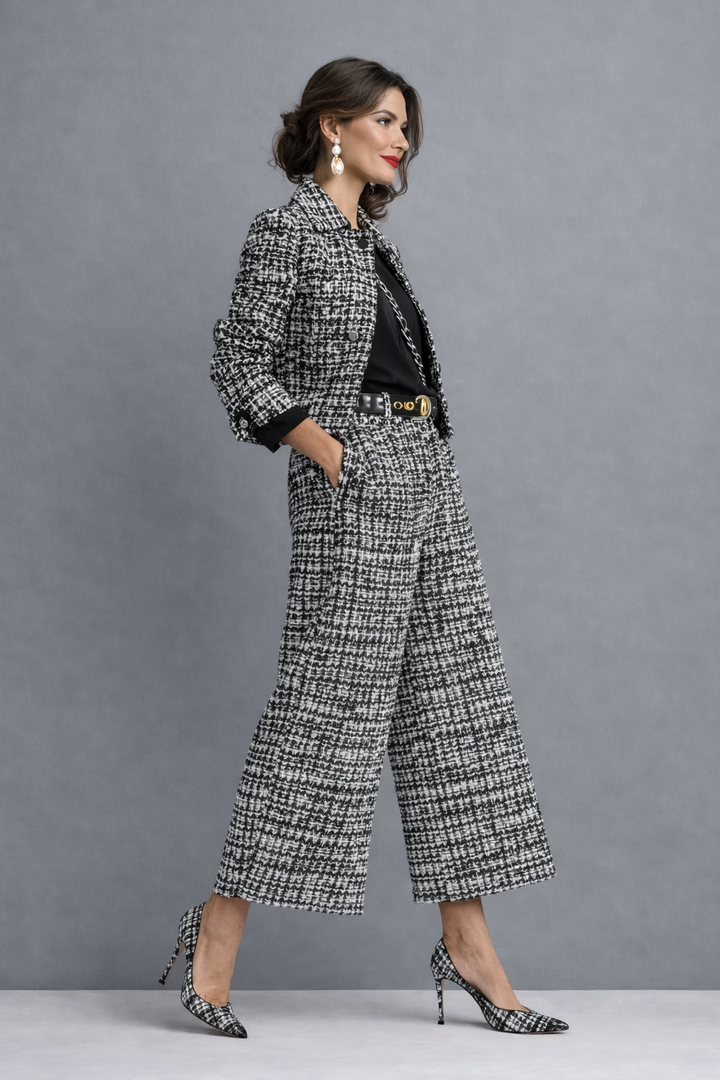 Lillah Elegant Set | Chic Knit Maxi Dress