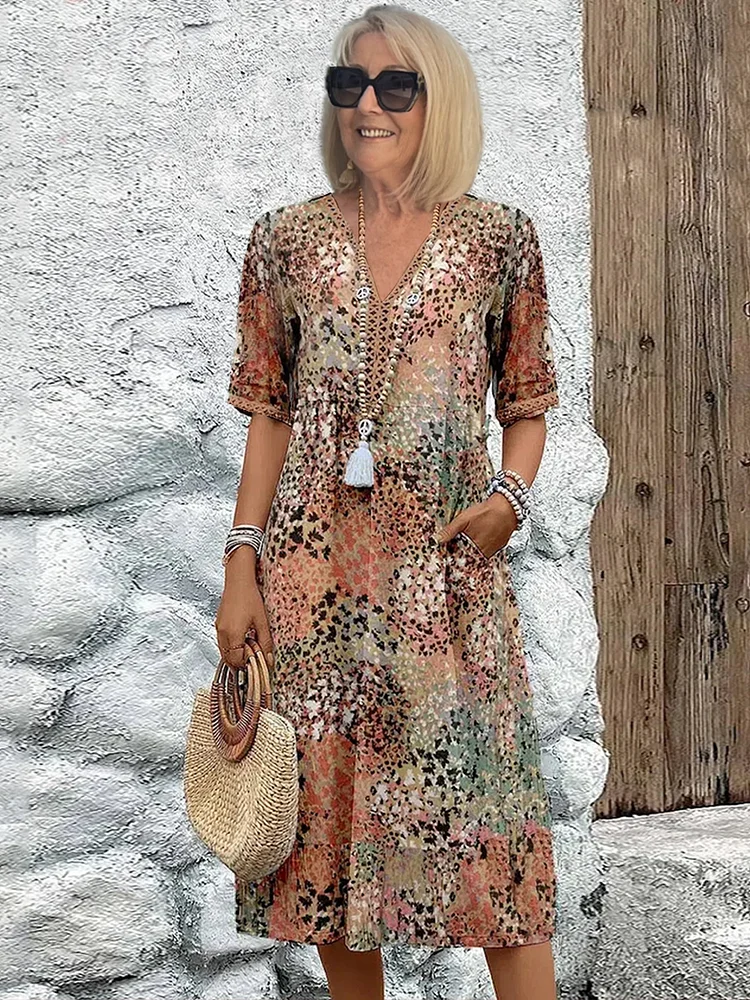 Amy's Wardrobe | Floral Wrap Midi Dress