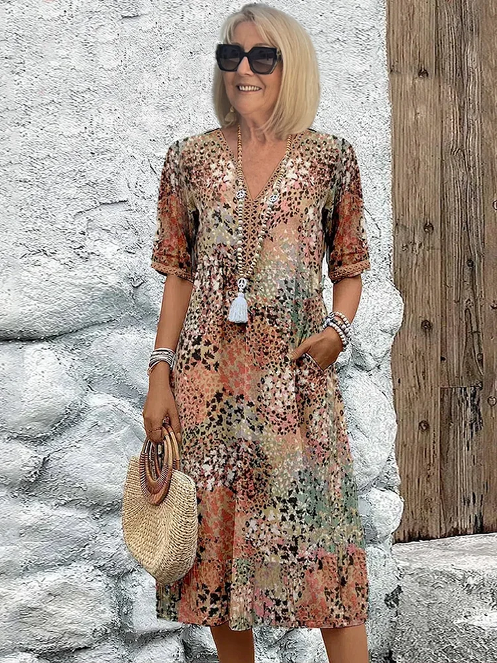 Amy's Wardrobe | Floral Wrap Midi Dress