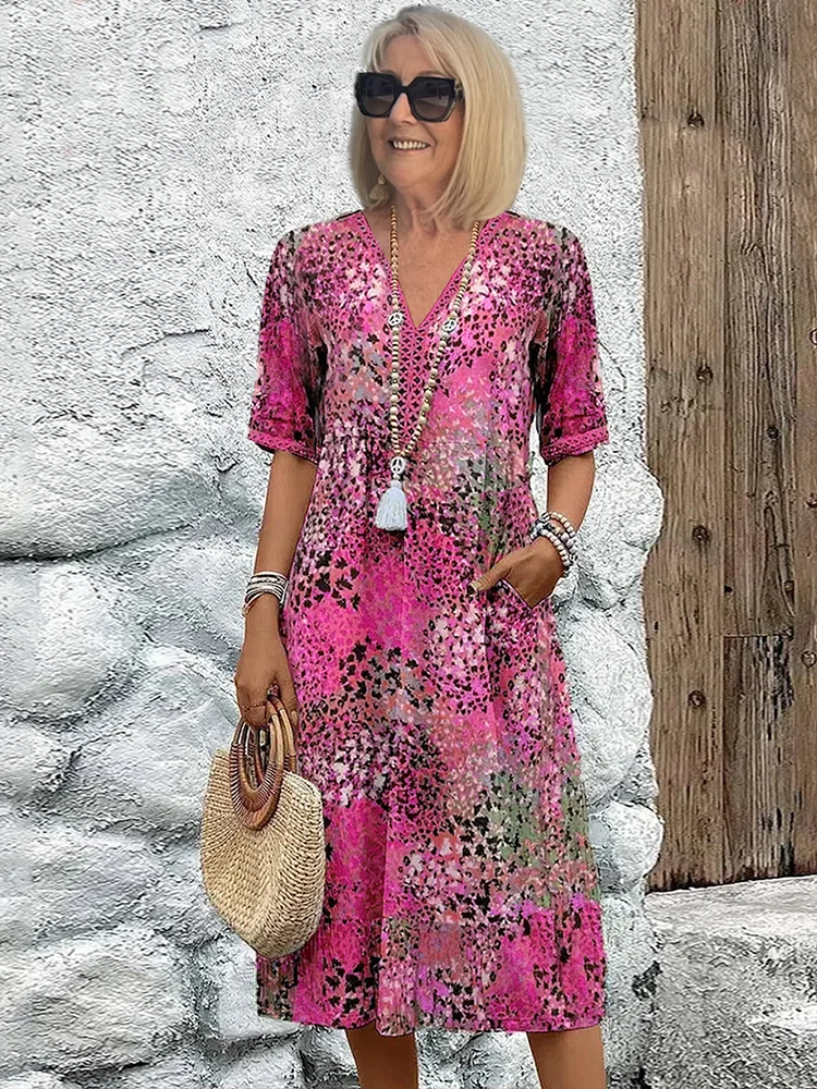 Amy's Wardrobe | Floral Wrap Midi Dress