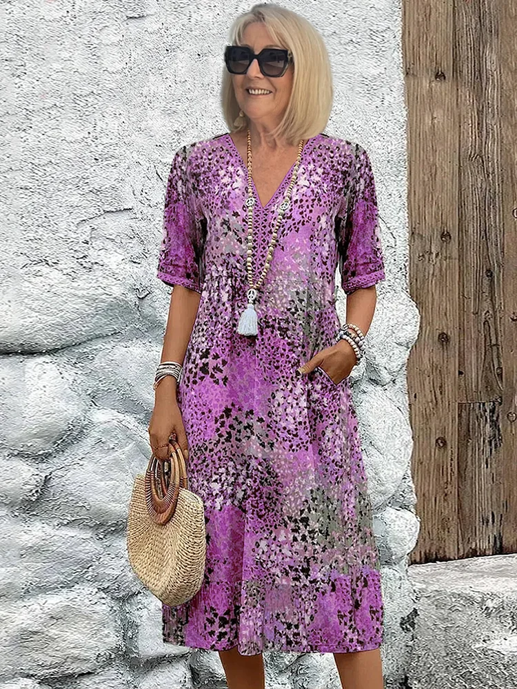 Amy's Wardrobe | Floral Wrap Midi Dress