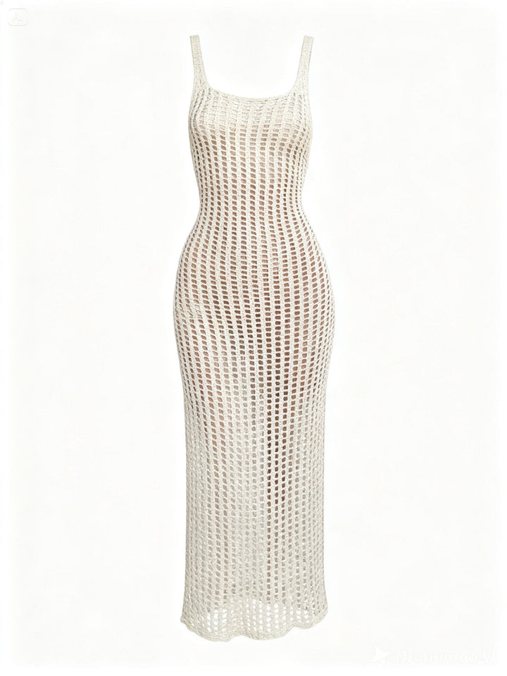 Amy's Wardrobe | Knit Dress with Slit Back