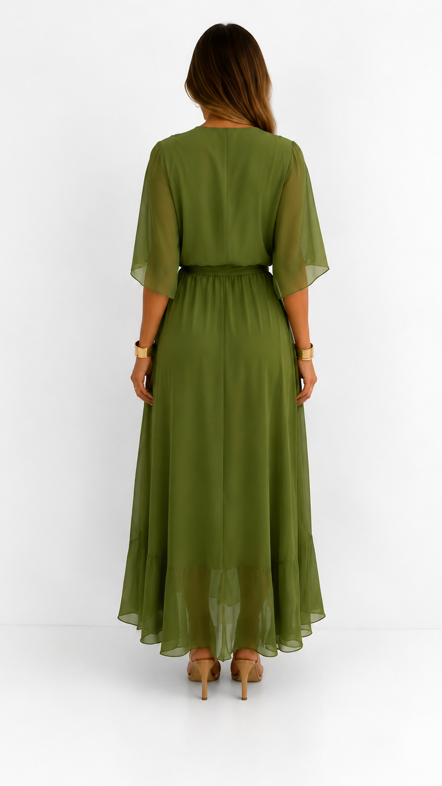 Camie | Elegant Floral Print Maxi Dress