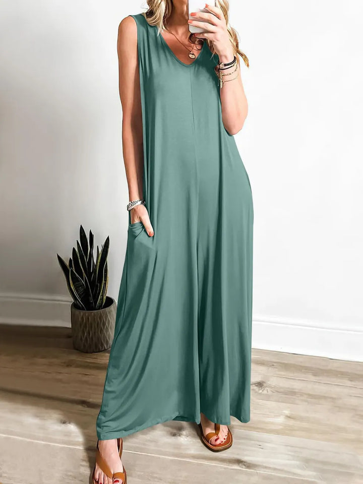 Nella | Comfy V-Neck Jumpsuit