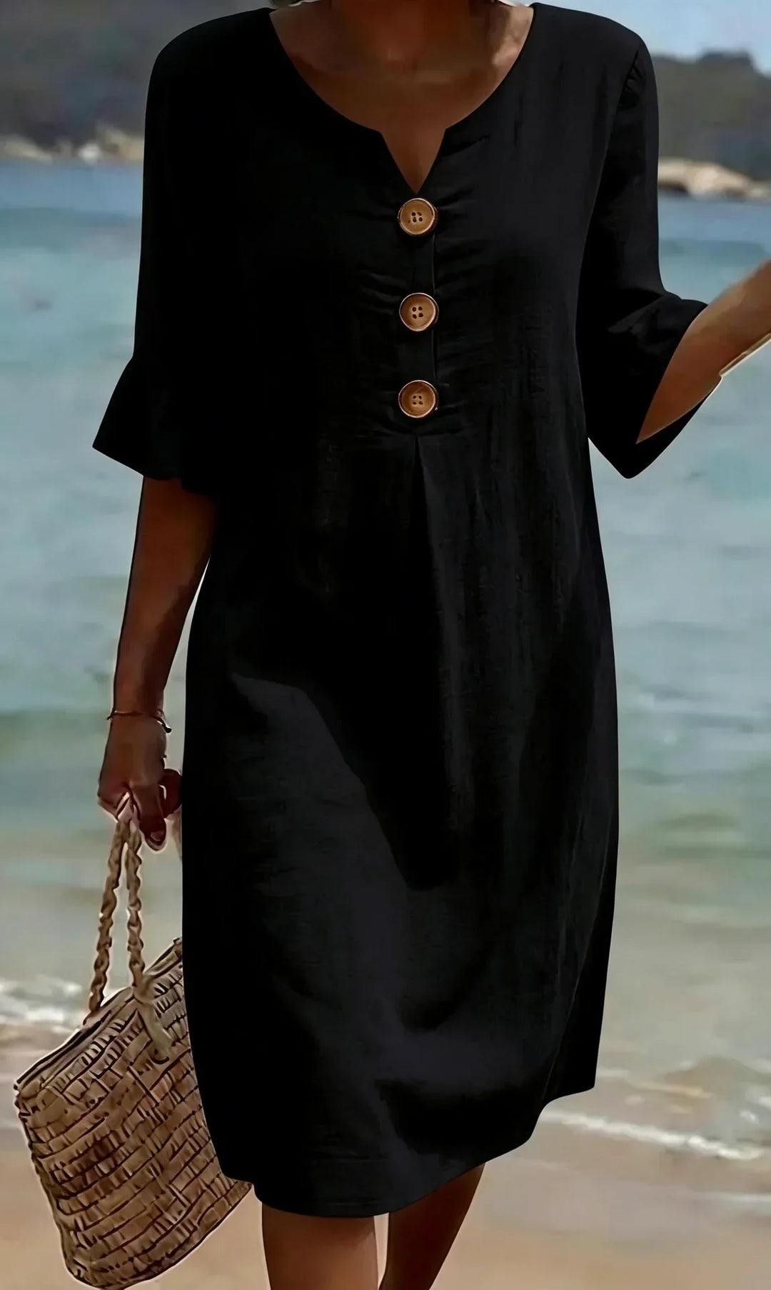 Amy's Wardrobe | Textured Long Sleeve Dress