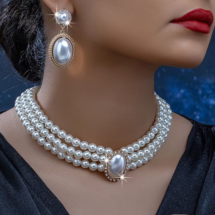 Vintage Pearl Strand | Elegant Jewelry Set
