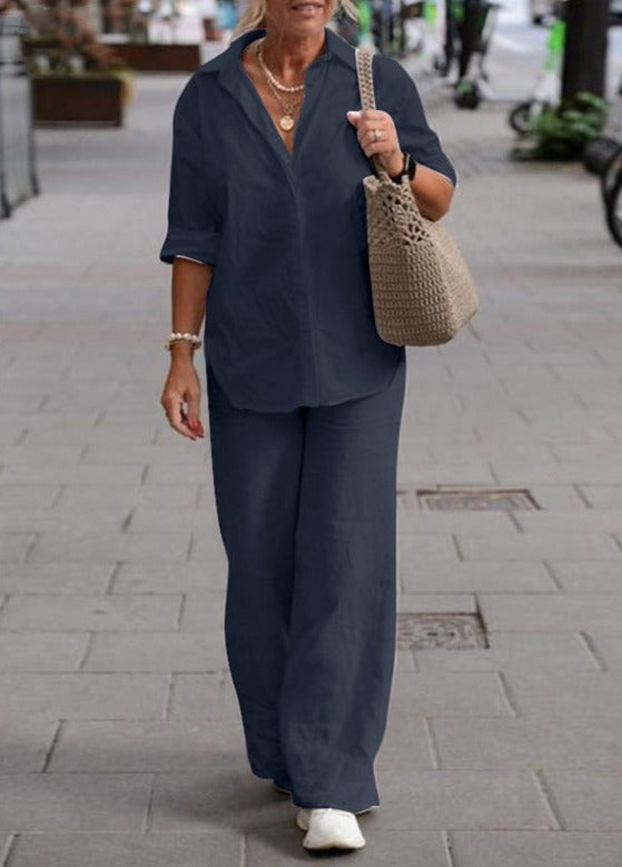 Denice - Elegant Casual Two Piece Set | Chic Knit Ensemble