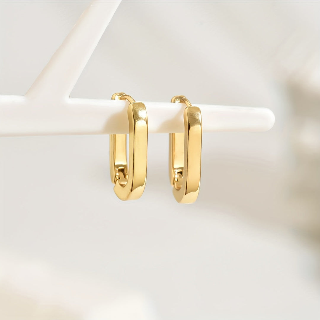 Sophisticated Geometric Hoop Earrings | Elegant, Statement, Modern Accessories