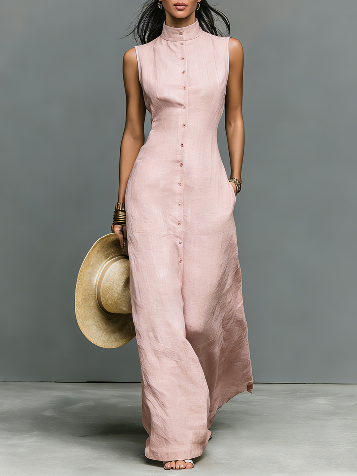 Kristie | Floral Print Chiffon Maxi Dress