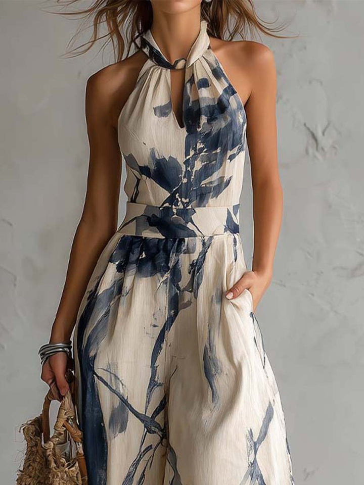 Sabryna | Elegant Jumpsuit with Three Quarter Sleeves and Tailored Fit