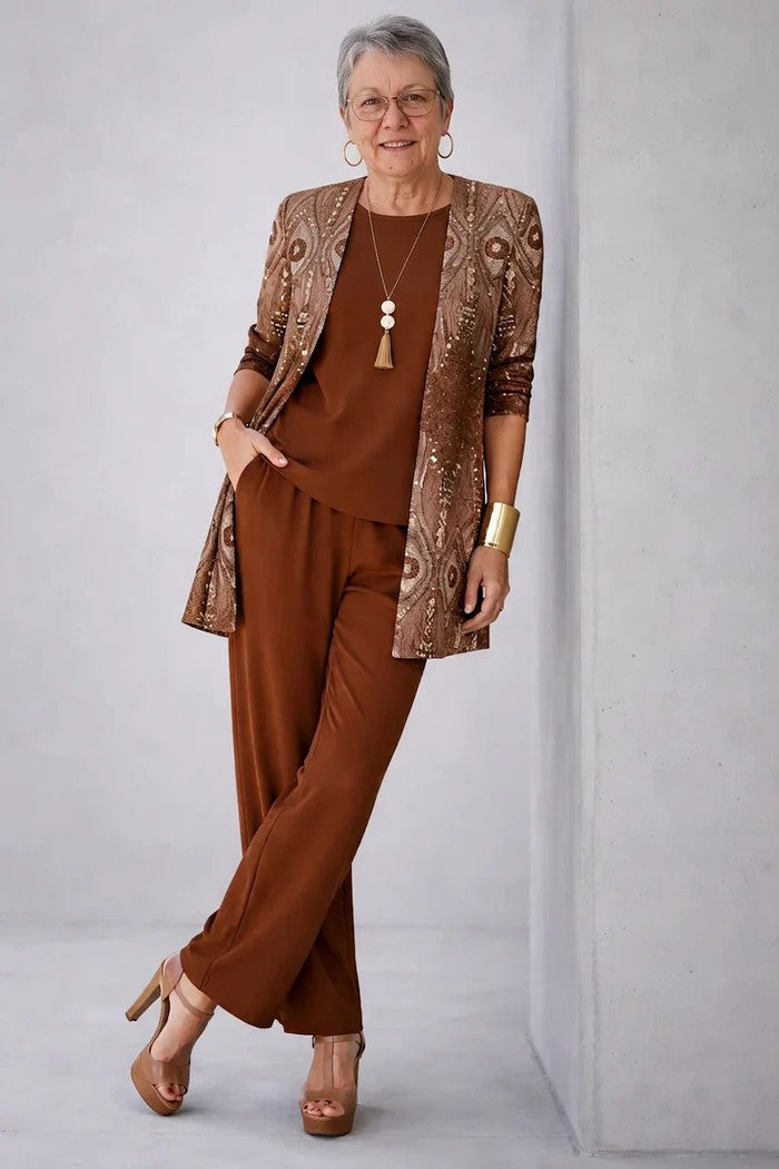 Lyneth - Elegant three-piece Set | Chic Layered Look