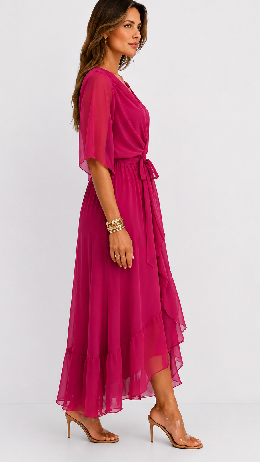 Camie | Elegant Floral Print Maxi Dress