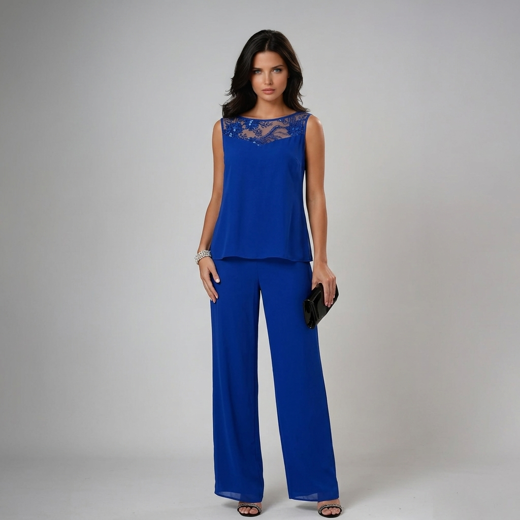 Iva - Elegant Three-Piece Set | Chic Layered Knit Ensemble