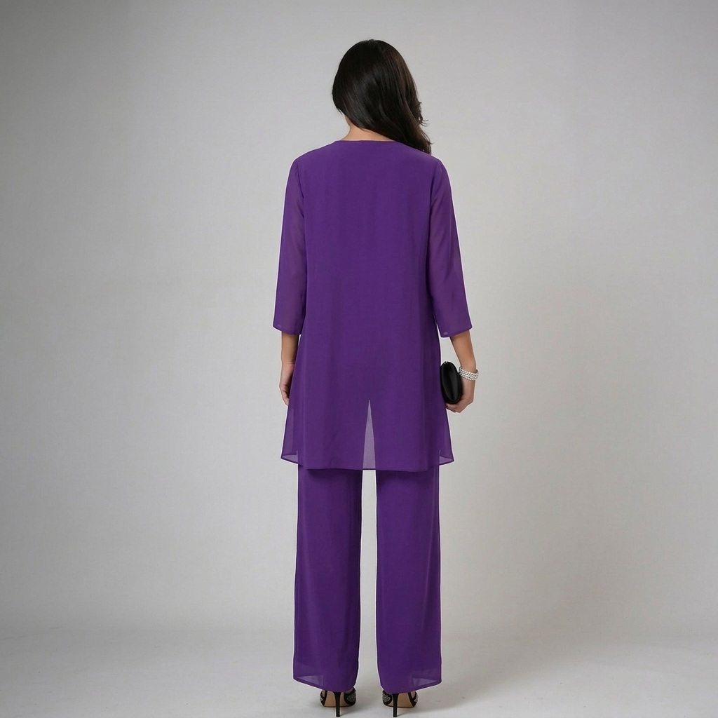 Iva - Elegant Three-Piece Set | Chic Layered Knit Ensemble