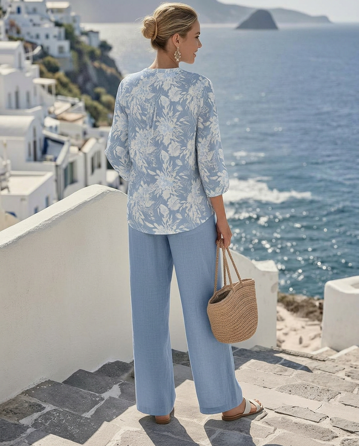 Diana Elegant Set | Chiffon layered, flowy Maxi Dress