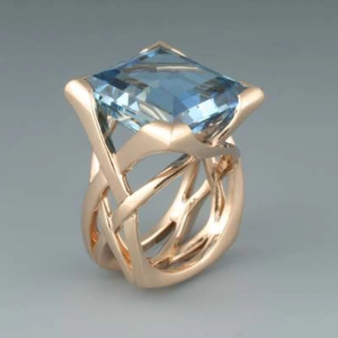 Aqua Stone | Statement Ring