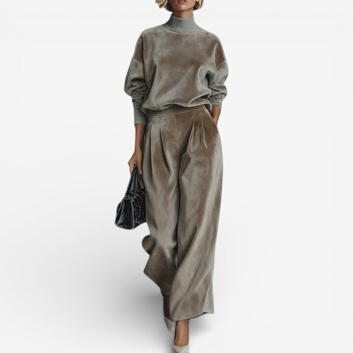 Evangeline | Elegant Knit Midi Dress
