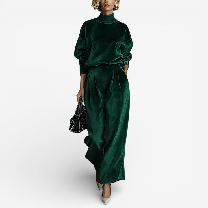 Evangeline | Elegant Knit Midi Dress