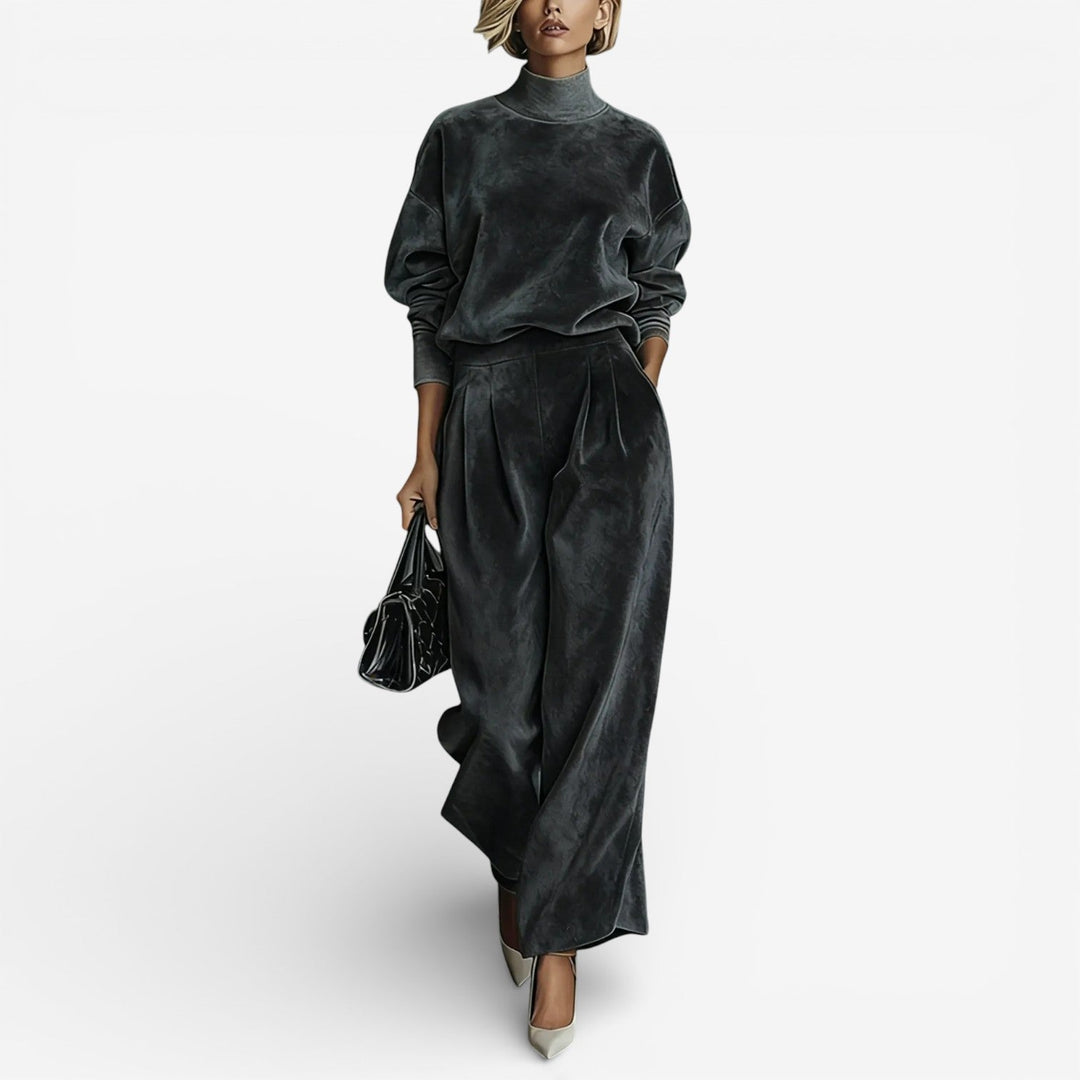 Evangeline | Elegant Knit Midi Dress