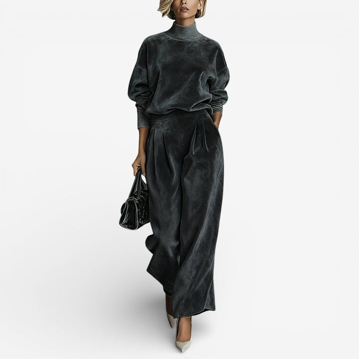Evangeline | Elegant Knit Midi Dress