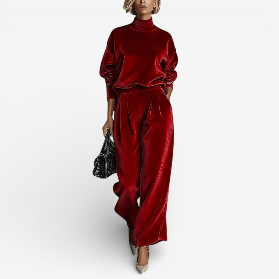 Evangeline | Elegant Knit Midi Dress