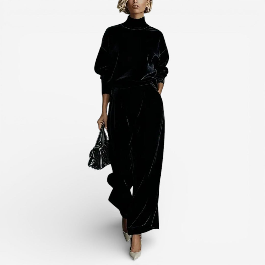 Evangeline | Elegant Knit Midi Dress