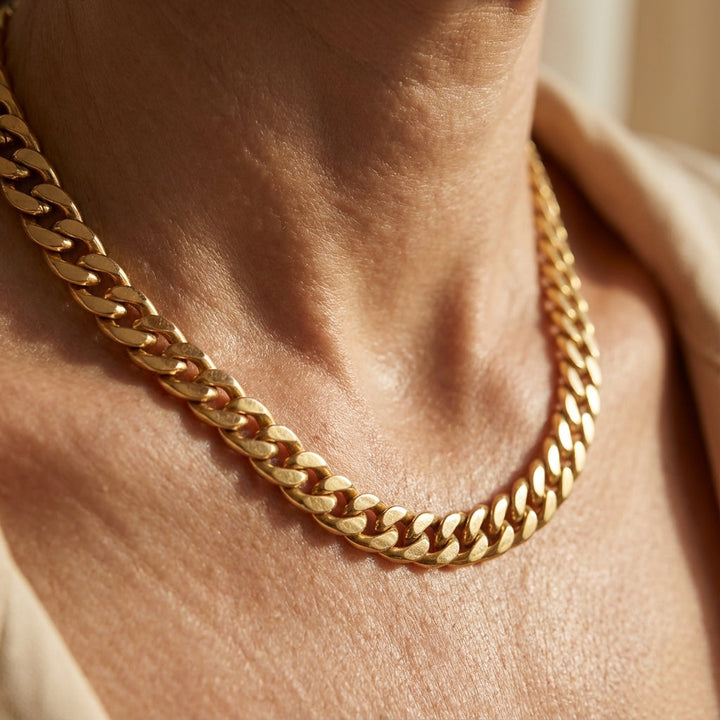Prestige Chunky Gold Necklace | Statement Jewelry Accessory