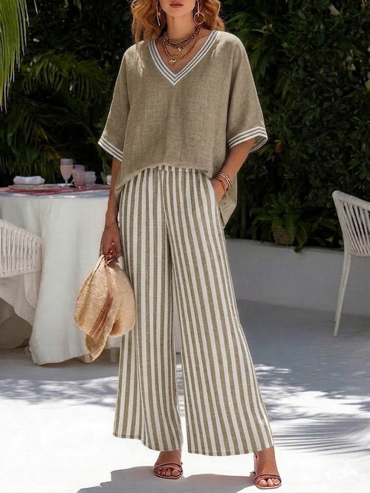 Renie | Elegant Casual Set Knit Top