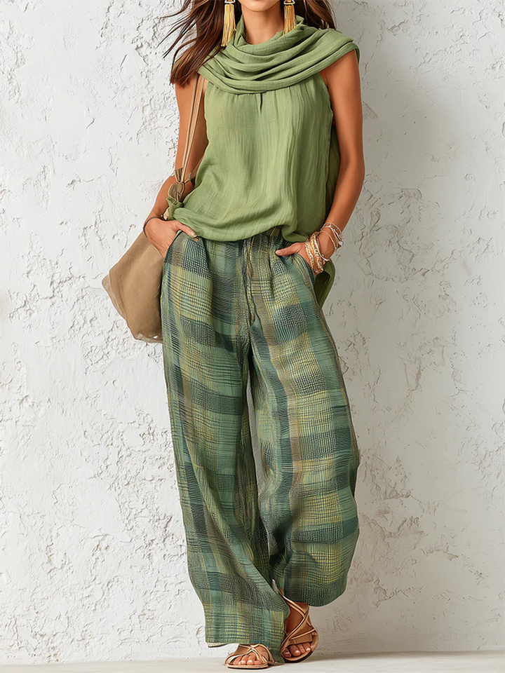Ethalyn Relaxed Set - Casual Knit Top and Bottom Set