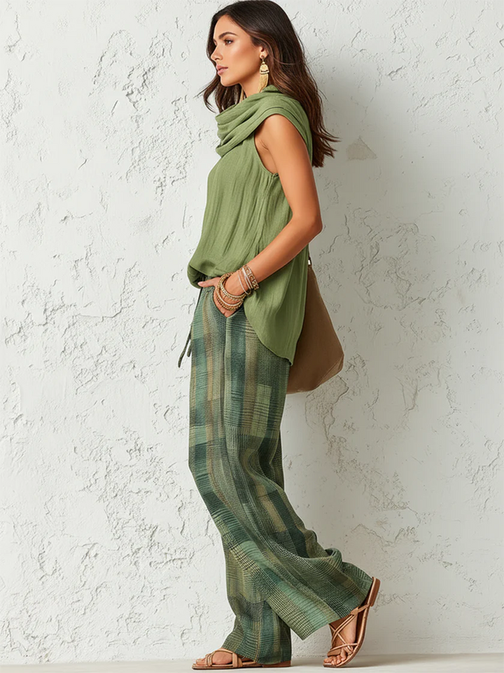 Ethalyn Relaxed Set - Casual Knit Top and Bottom Set
