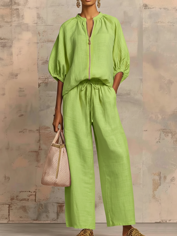 Agatha Elegant Set | Chic Knit Midi Dress