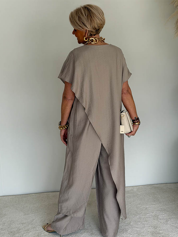 Idelle™ Comfortable Set | Relaxed Fit Knit Top and Pants Set