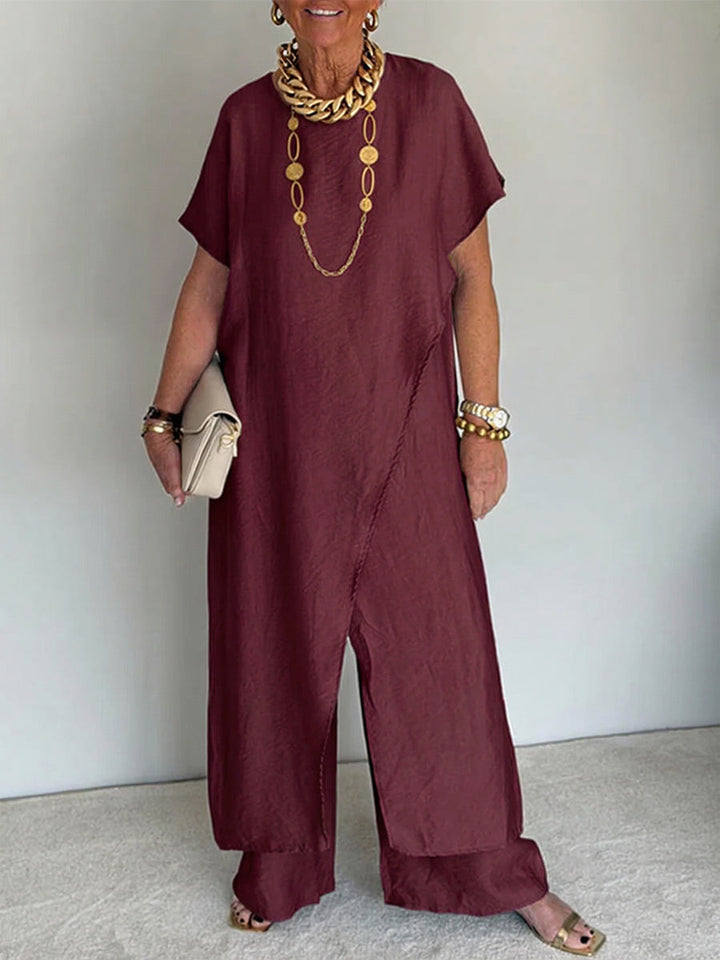 Idelle™ Comfortable Set | Relaxed Fit Knit Top and Pants Set